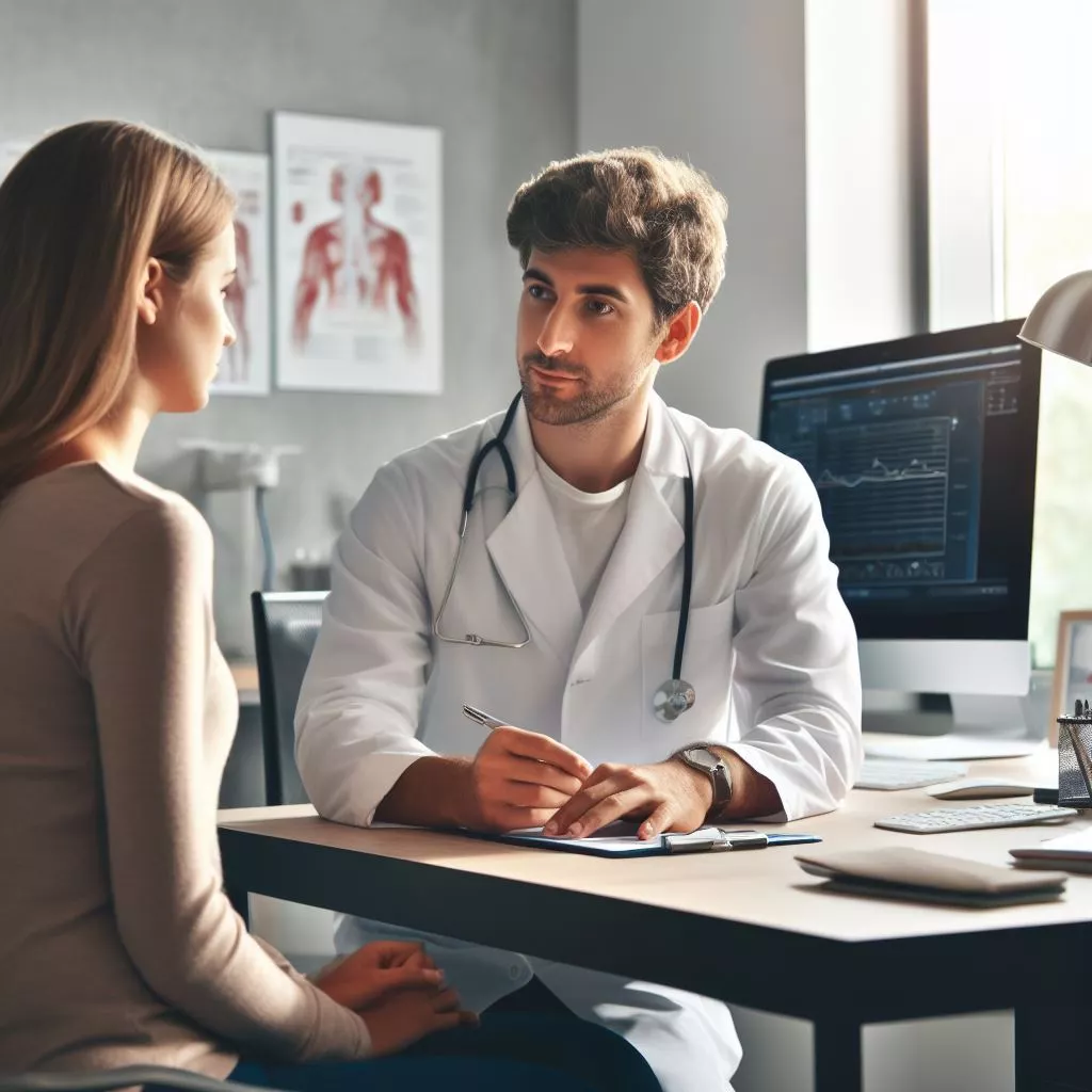 Врач консультирует пациента